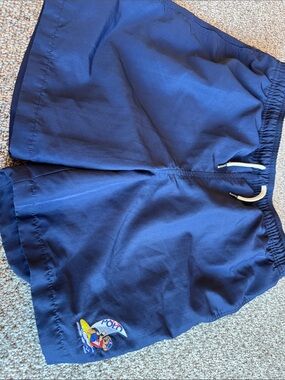 Polo by Ralph Lauren Navy Boys Swim Shorts with Surfer Embroidery